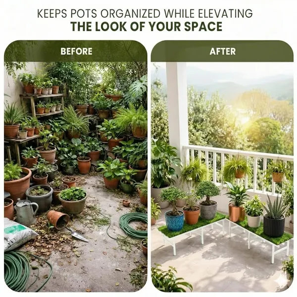 Iron_Lands_Solid_Hulk_72_Cm_With_Green_Grass_Metal_Pot_Stand_Supports_Up_To_200_Kg_Artificial_Grass_Mat_Included_For_Balcony_Indoor_Outdoor_Garden_Display_Home_Decor_Set_Of_2_Pcs_White