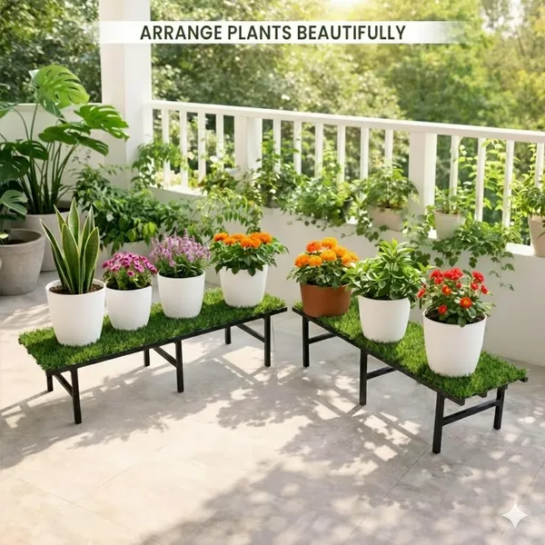 Iron_Lands_Solid_Hulk_72_Cm_With_Green_Grass_Metal_Pot_Stand_Supports_Up_To_200_Kg_Artificial_Grass_Mat_Included_For_Balcony_Indoor_Outdoor_Garden_Display_Home_Decor_Set_Of_2_Pcs_Black