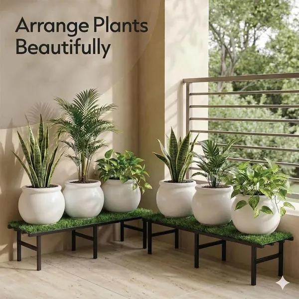 Iron_Lands_Solid_Hulk_72_Cm_With_Green_Grass_Metal_Pot_Stand_Supports_Up_To_200_Kg_Artificial_Grass_Mat_Included_For_Balcony_Indoor_Outdoor_Garden_Display_Home_Decor_Set_Of_2_Pcs_Black