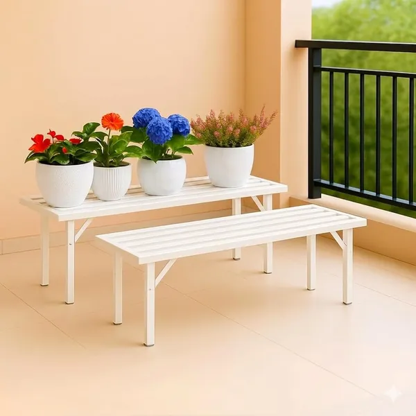 Iron_Lands_Oak_26_Inch_High_Step_Spectacular_Heavy_Duty_Metal_Pot_Stand_Rust_Proof_Pot_Stand_For_Big_Size_Plants_Supports_Up_To_200_Kg_For_Balcony_Outdoor_Indoor_Display_Home_Decor_Set_Of_2_White