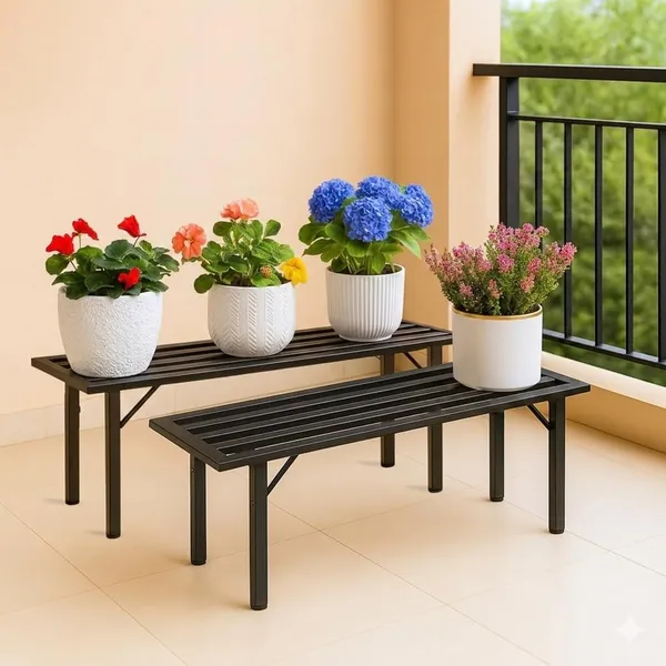 Iron_Lands_Oak_26_Inch_High_Step_Spectacular_Heavy_Duty_Metal_Pot_Stand_Rust_Proof_Pot_Stand_For_Big_Size_Plants_Supports_Up_To_200_Kg_For_Balcony_Outdoor_Indoor_Display_Home_Decor_Set_Of_2_Black