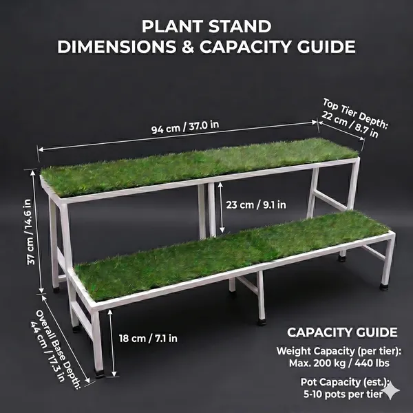 Iron_Lands_Oak_2_Step_37_With_Green_Grass_Spectacular_3_Feet_Heavy_Duty_Metal_Perfect_Plant_Stands_Display_Rack_Indoor_Outdoor_For_Your_Home_Balcony_Hotel_And_Garden_Decor_White