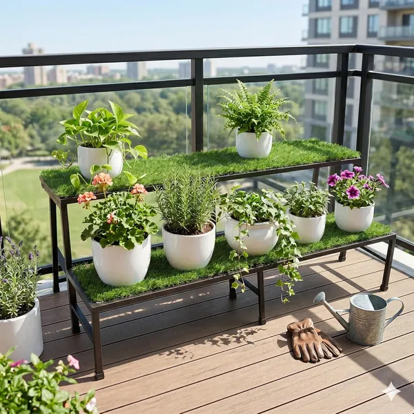Iron_Lands_Oak_2_Step_37_With_Green_Grass_Spectacular_3_Feet_Heavy_Duty_Metal_Perfect_Plant_Stands_Display_Rack_Indoor_Outdoor_For_Your_Home_Balcony_Hotel_And_Garden_Decor_Black