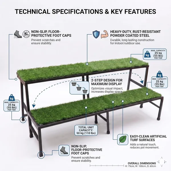 Iron_Lands_Oak_2_Step_37_With_Green_Grass_Spectacular_3_Feet_Heavy_Duty_Metal_Perfect_Plant_Stands_Display_Rack_Indoor_Outdoor_For_Your_Home_Balcony_Hotel_And_Garden_Decor_Black