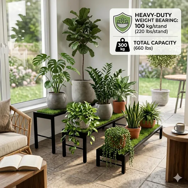 Iron_Lands_Block_3_Step_With_Green_Grass_Metal_Pot_Stand_Supports_Up_To_300_Kg_Artificial_Grass_Mat_Included_For_Balcony_Indoor_Outdoor_Garden_Display_Home_Decor_Black