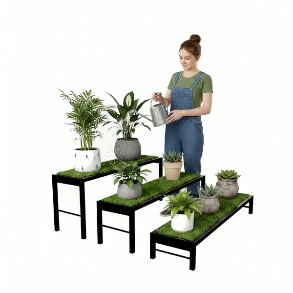 Iron_Lands_Block_3_Step_With_Green_Grass_Metal_Pot_Stand_Supports_Up_To_300_Kg_Artificial_Grass_Mat_Included_For_Balcony_Indoor_Outdoor_Garden_Display_Home_Decor_Black
