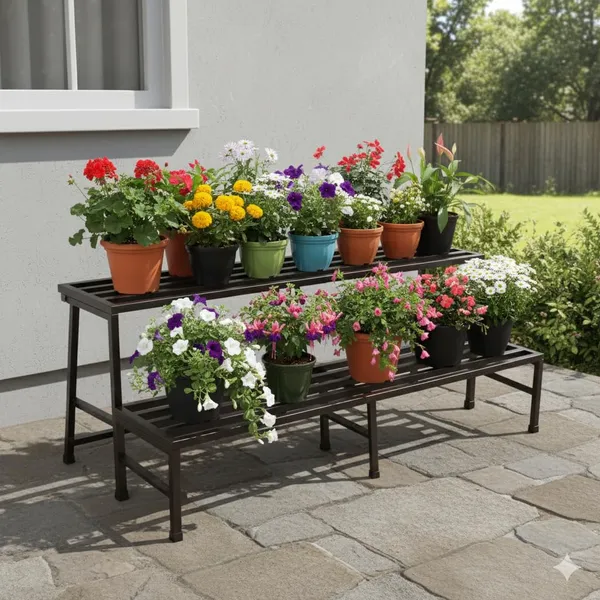 Iron_Lands_Oak_2_Step_37_Spectacular_3_Feet_Heavy_Duty_Metal_Plant_Stands_Display_Rack_Indoor_Outdoor_For_Your_Home_Balcony_Hotel_And_Garden_Decor_Black