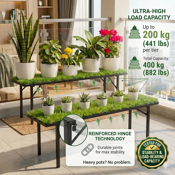 Iron_Lands_Oak_37inch_High_Step_3_Feet_With_Green_Grass_Metal_Pot_Stand_Supports_Up_To_200_Kg_Artificial_Grass_Mat_Included_For_Balcony_Indoor_Outdoor_Garden_Display_Home_Decor_Pack_Of_1_Black