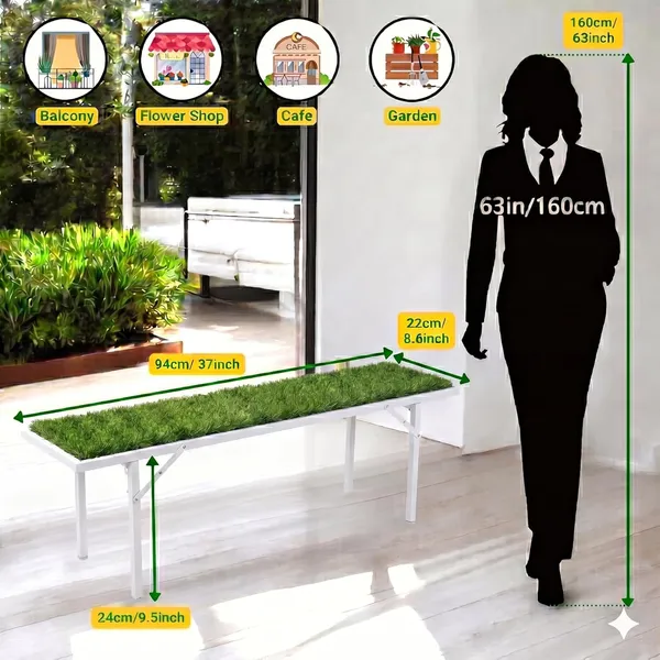 Iron_Lands_Oak_37inch_High_Step_3_Feet_With_Green_Grass_Metal_Pot_Stand_Supports_Up_To_200_Kg_Artificial_Grass_Mat_Included_For_Balcony_Indoor_Outdoor_Garden_Display_Home_Decor_Pack_Of_1_White