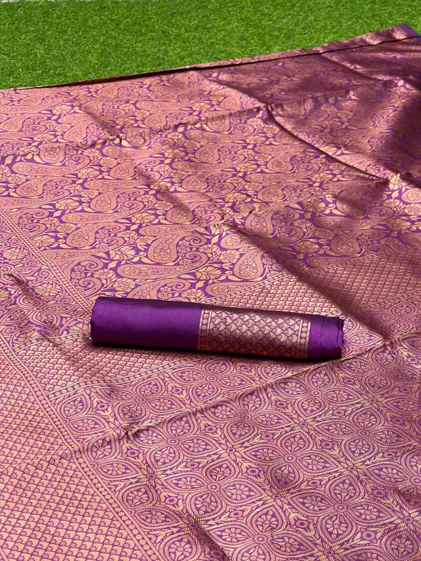 Purple_Woven_Paisley_Saree_for_Women