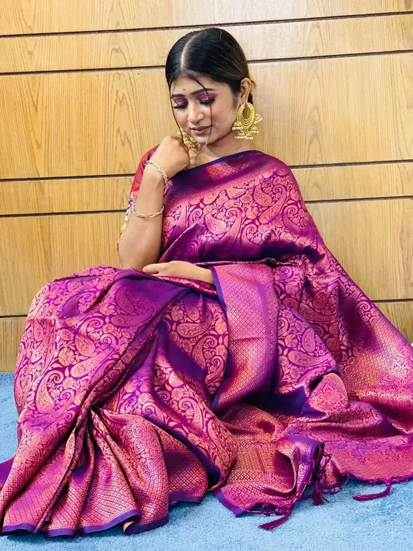 Purple_Woven_Paisley_Saree_for_Women