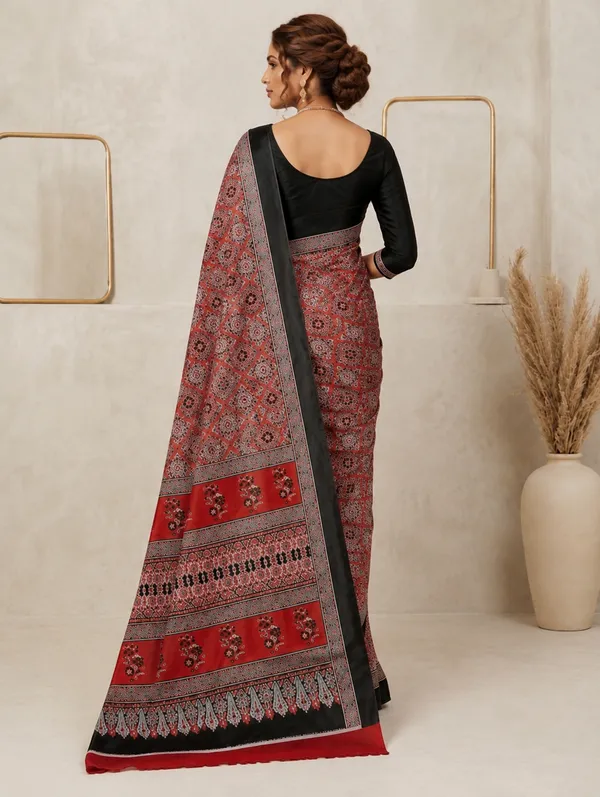 Red_Flower_Keri_Chinon_saree