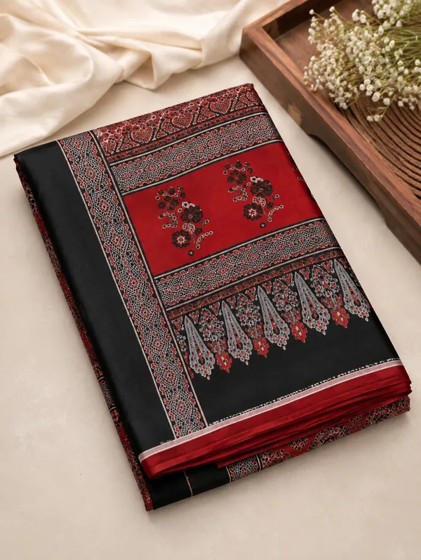 Red_Flower_Keri_Chinon_saree