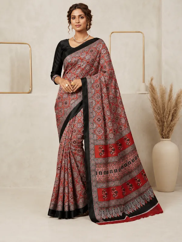 Red_Flower_Keri_Chinon_saree