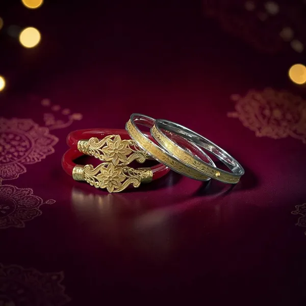 Traditional_Red_Bangles_With_Golden_Peacock_Design_For_Women_(Set_Of_2)