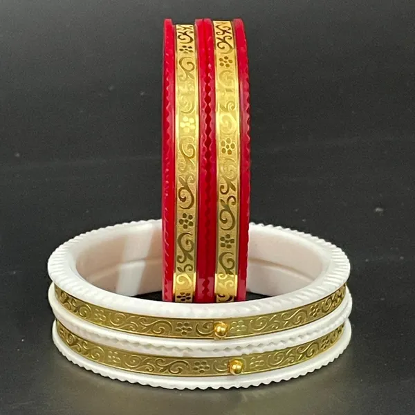 Ptslife_Traditional_Designer_Bangles_Set_Red_And_Gold_Ethnic_Indian_Bangles_For_Women