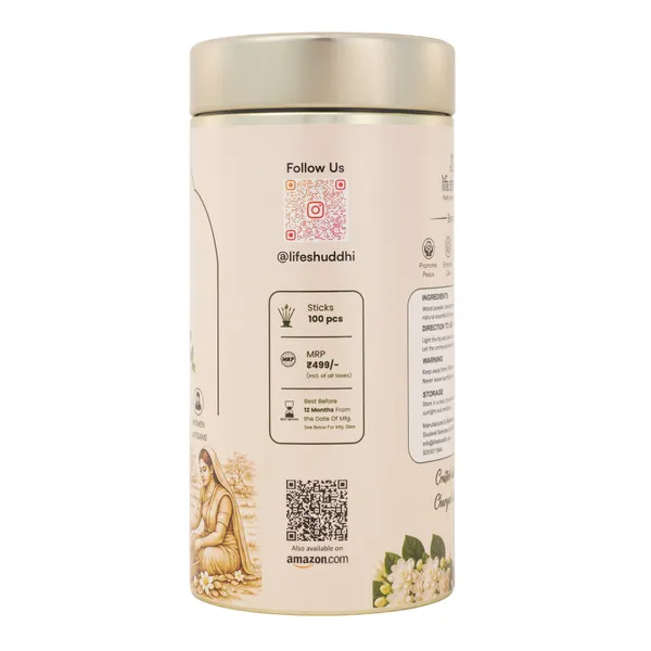 Life_Shuddhi_Organic_Energised_Mogra_Dhoop_Sticks_-_100_Pcs