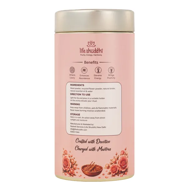 Life_Shuddhi_Organic_Energised_Rose_Dhoop_Sticks_-_100_Pcs