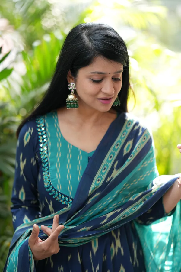 Navy_Blue_Cotton_Kurta_Set_With_Dupatta_For_Women