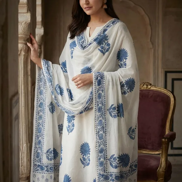 Noor_Blue_Floral_Cotton_Suit_Set