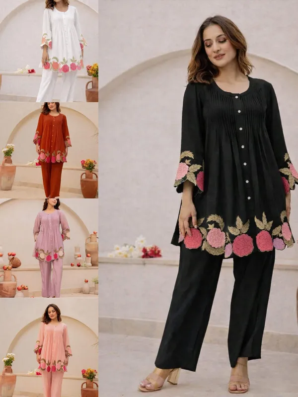 Black_Blossom_Embroidered_Kurta_Set