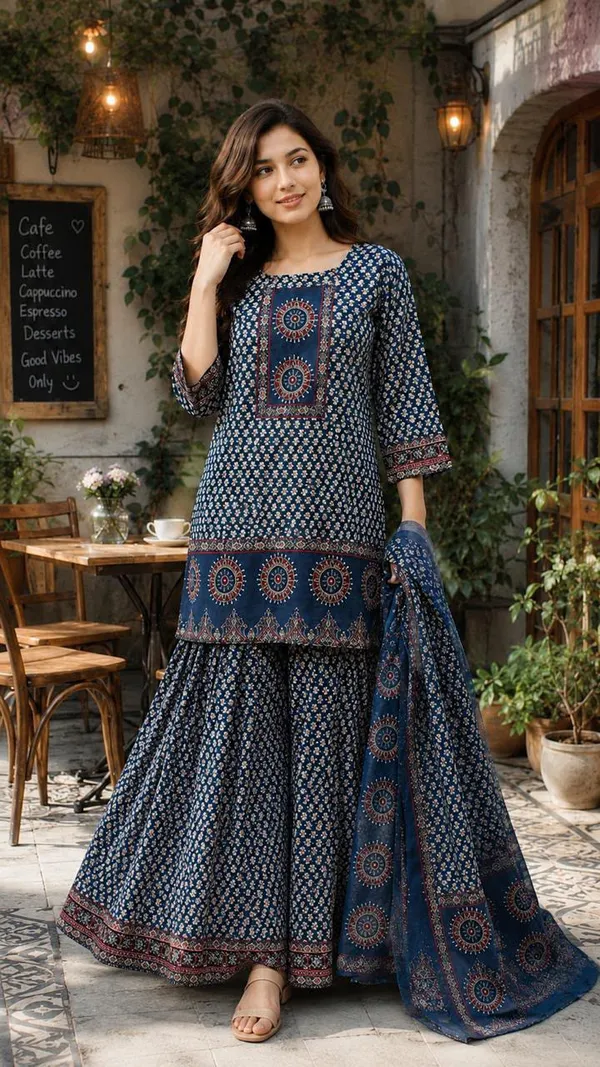 Elegant_Blue_Printed_3-Piece_Suit