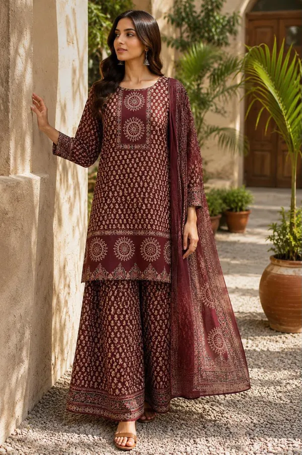 Elegant_Maroon_Printed_3-Piece_Suit