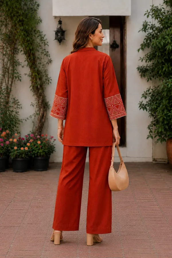 Elegant_Rust_Red_Embroidered_Co-Ord_Set