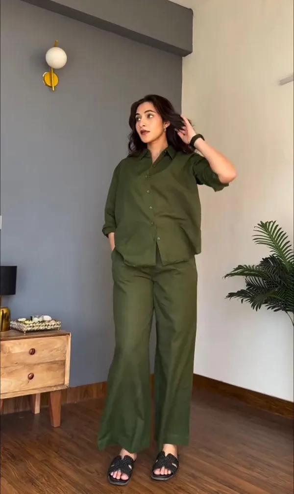 Veloura_Ease_Green_Linen_Co-Ord_Set