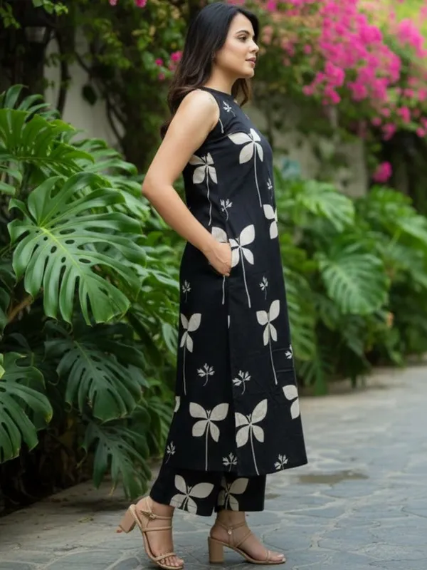 Women_Black_Printed_Cotton_Kurta_Palazzo_Set