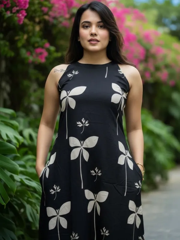 Women_Black_Printed_Cotton_Kurta_Palazzo_Set