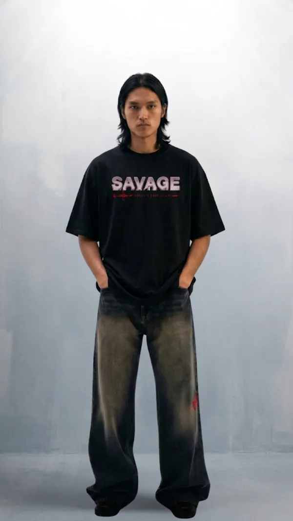 Savage_Still_I_Rise_Graphic_Print_Black_T-Shirt