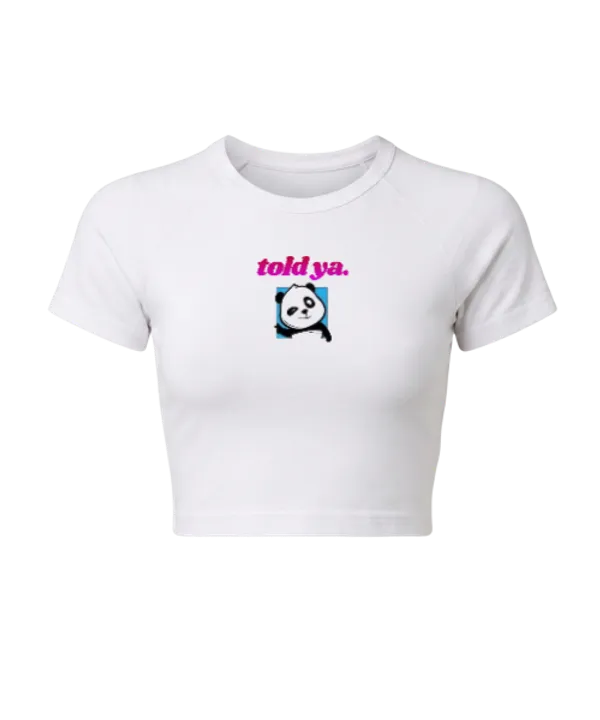 White_Cotton_Crop_Top_With_Told_Ya_Panda_Print_For_Women