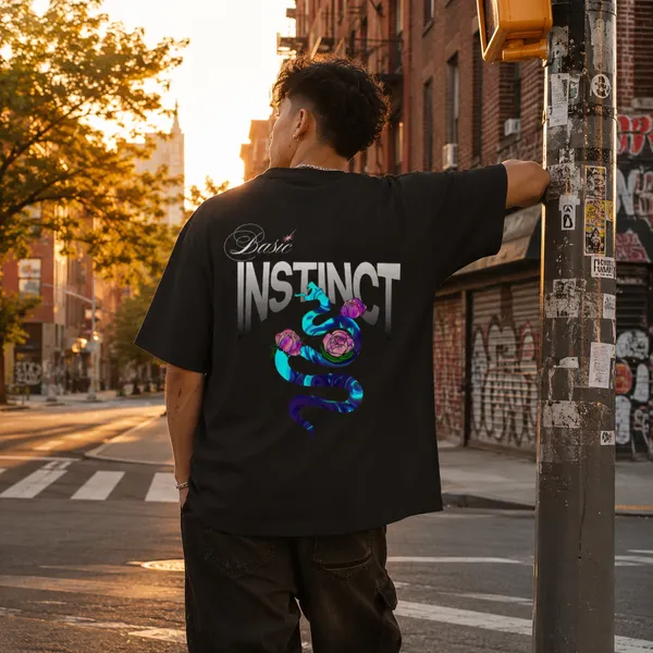 Black_Basic_Instinct_Snake_Graphic_T-Shirt