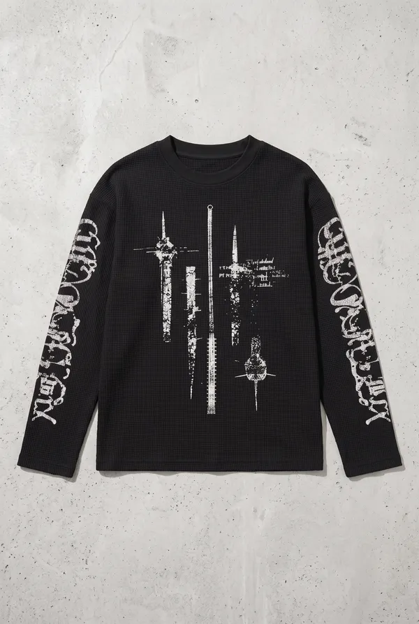BUMEU_Waffle_Black_Sword_Tee
