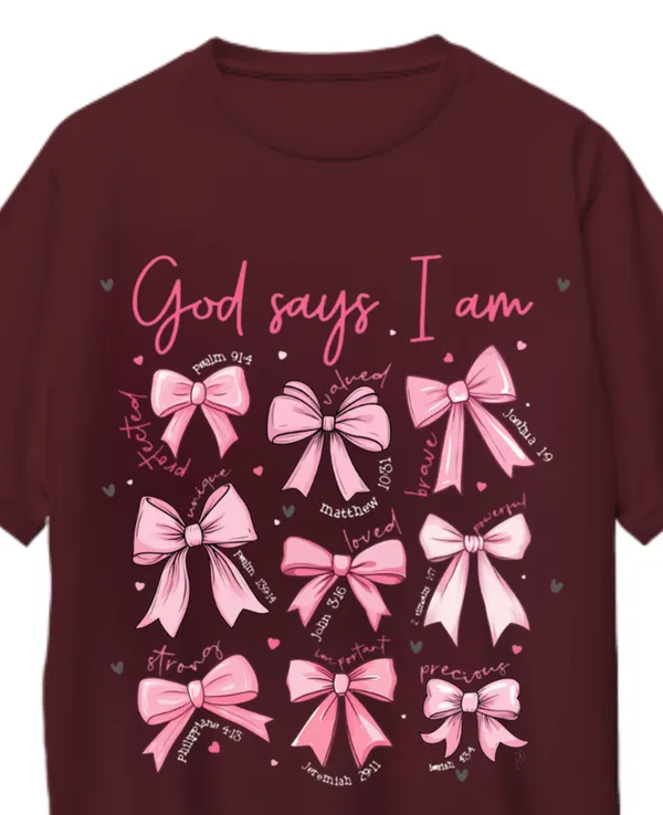 BUMEU_God_Says_I_am_Tee_For_Women