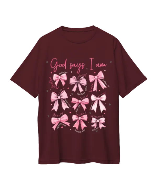 BUMEU_God_Says_I_am_Tee_For_Women