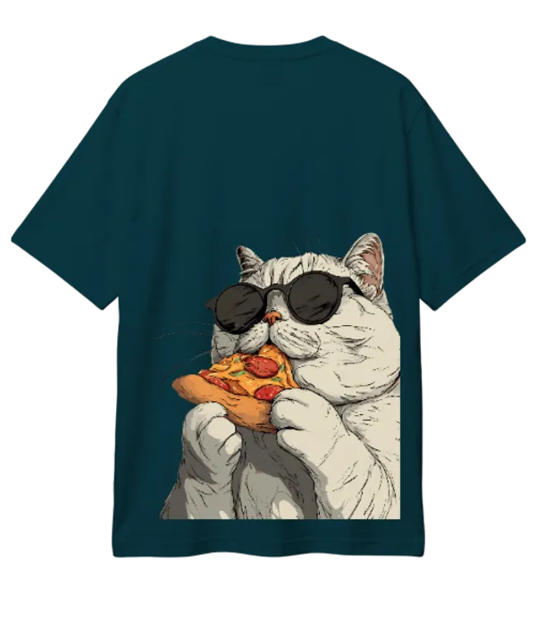 Teal_Oversized_Graphic_Print_Unisex_T-Shirt
