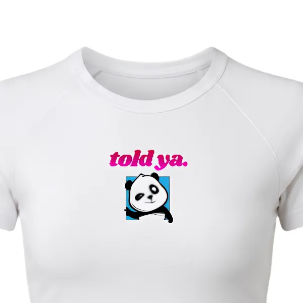 White_Cotton_Crop_Top_With_Told_Ya_Panda_Print_For_Women