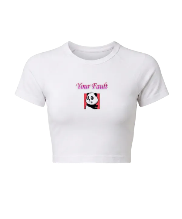 White_Crop_Top_With_Panda_Print_And_Pink_Text_For_Women