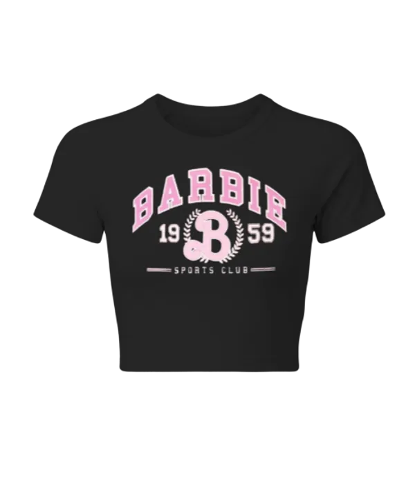 Black_Barbie_Sports_Club_1959_Cropped_Top_for_Women