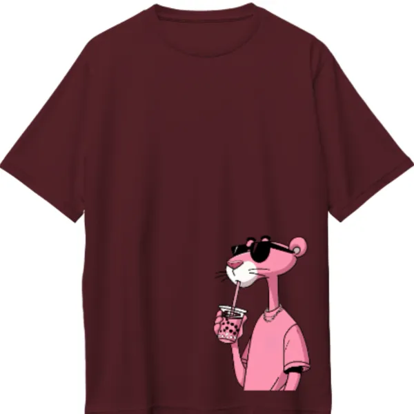 BUMEU_Pink_Panther_Tee_For_Women