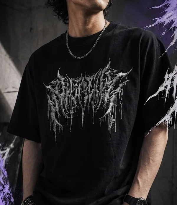 Black_Metal_Logo_T-Shirt_With_Graphic_Print
