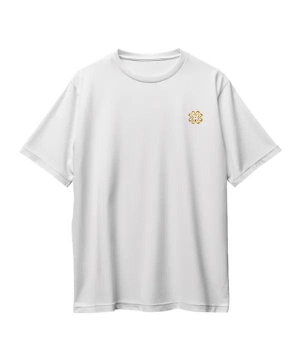 White_Bumeu_Peace_Graphic_Print_Unisex_T-Shirt