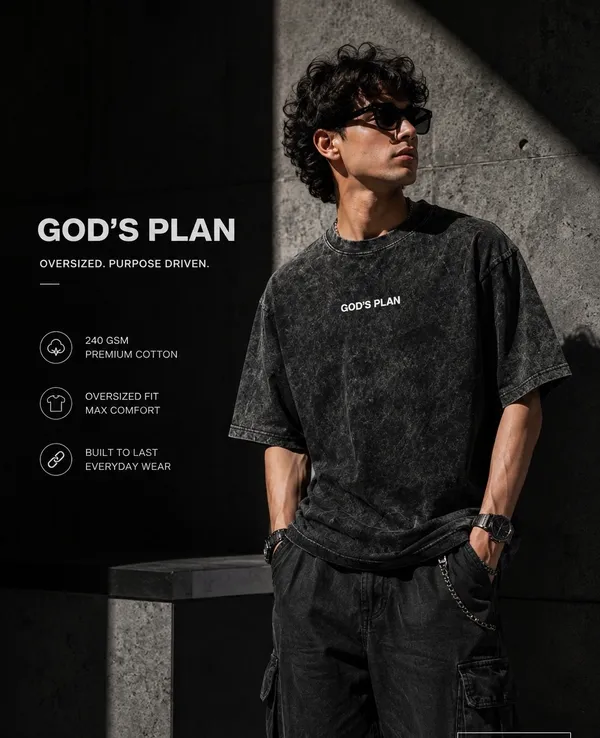 Black_Acid_Wash_Oversized_God's_Plan_Graphic_T-Shirt