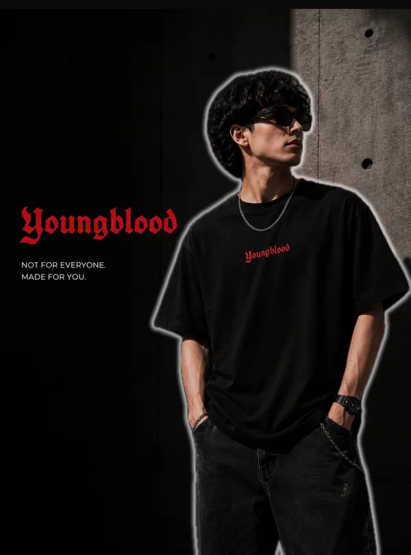 Black_Cotton_Oversized_T-Shirt_With_Red_Youngblood_Print