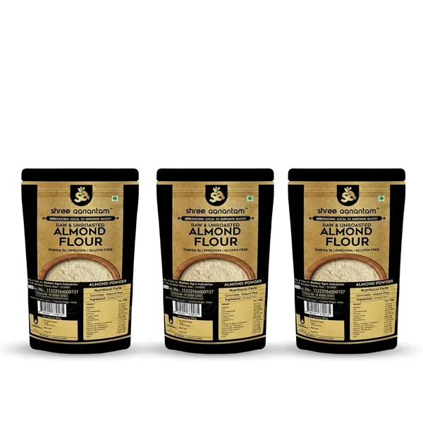 Shree_Aanantam_Pure_Natural_Premium_Almond_Flour_Pack_Of_3