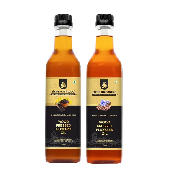 Shree_Aanantam_Organic_Natural_And_Pure_Mustard_And_Flax_Seeds_Oil_Combo_Pack_Of_2