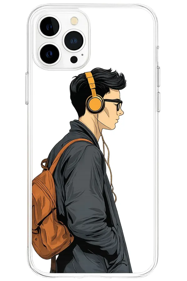 Lofi_Boy_With_Headphones_Anime_Art_Transparent_Tpu_Phone_Case