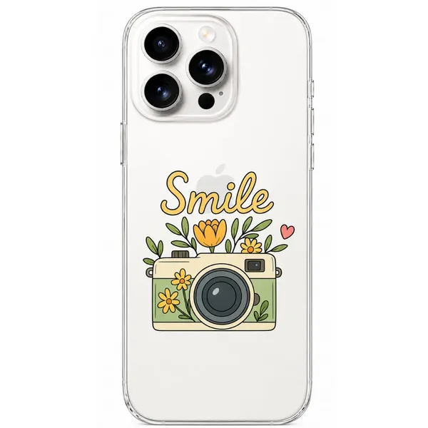 Vintage_Camera_Smile_Clear_Case